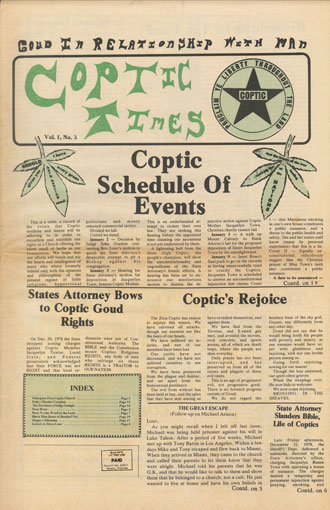 Coptic Times No. 3 p. 01